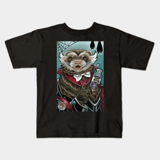 Grandpa Munster Ferret Kids T-Shirt